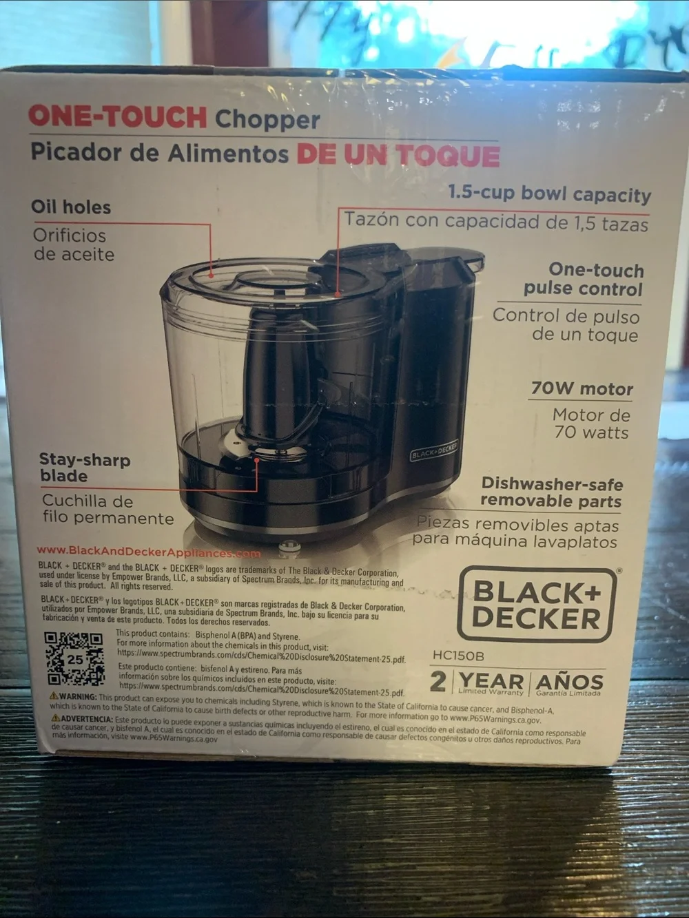 NEVER USED! Black & Decker Chopper